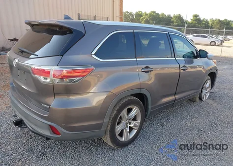 2016 Toyota Highlander Limited/Ltd Platinum из США, поврежденный, VIN 5TDYKRFH6GS140253